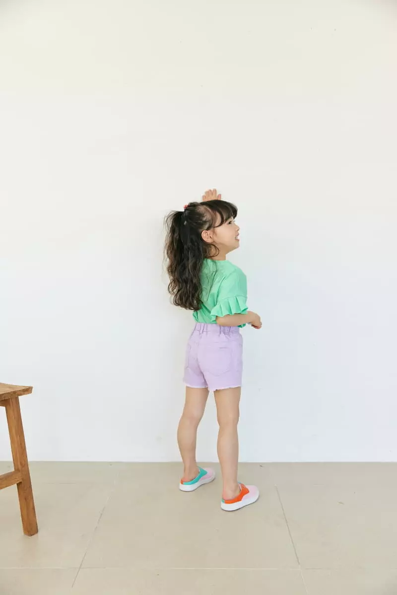 Orange Mom - Korean Children Fashion - #designkidswear - Span Hot Shorts - 7