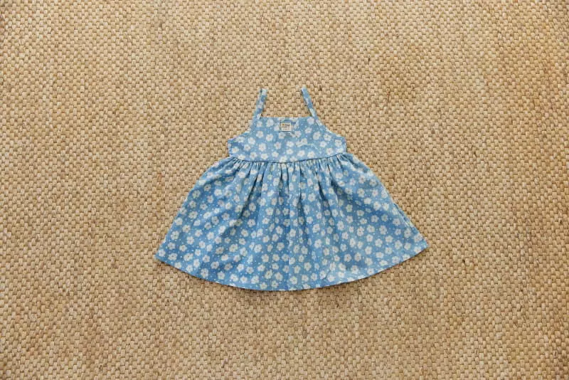 Orange Mom - Korean Children Fashion - #kidsshorts - Denom One-piece - 6