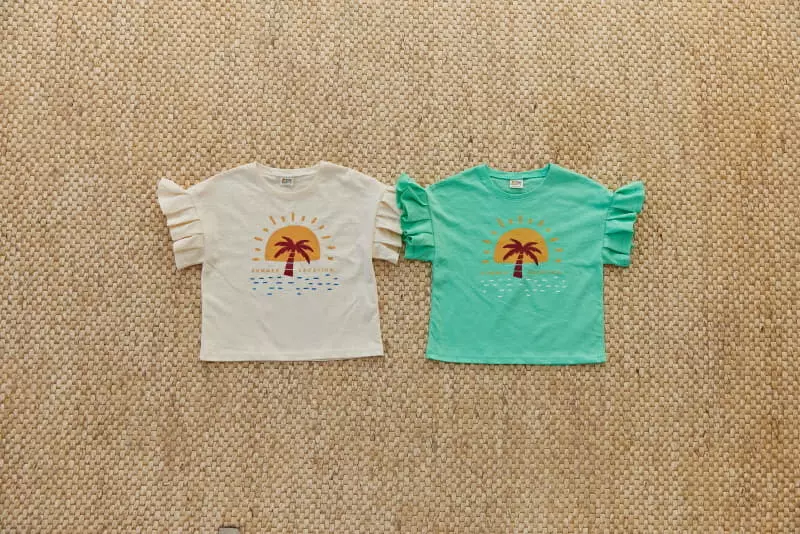 Orange Mom - Korean Children Fashion - #littlefashionista - Palm Tee - 9
