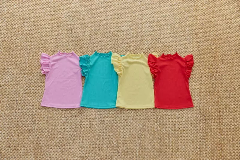 Orange Mom - Korean Children Fashion - #magicofchildhood - Rin Wing Tee - 10