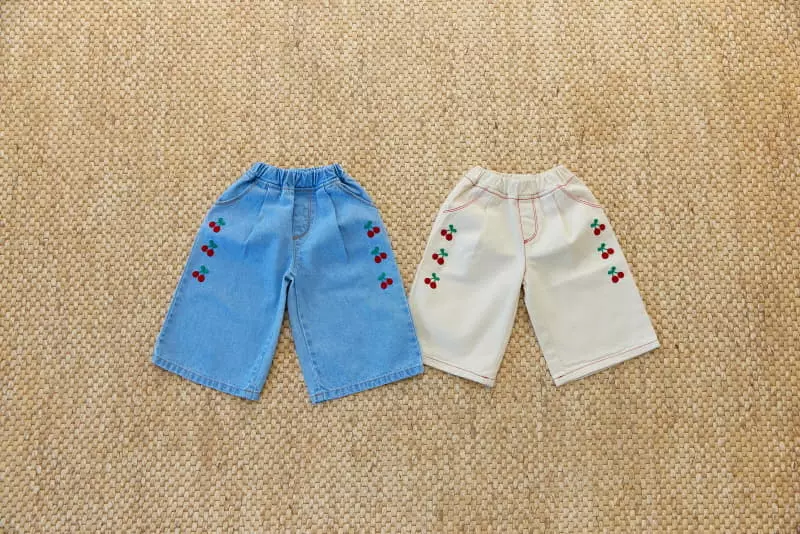 Orange Mom - Korean Children Fashion - #minifashionista - Cherry Tong Pants - 10