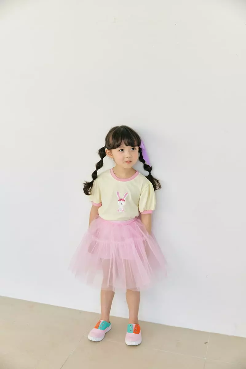 Orange Mom - Korean Children Fashion - #toddlerclothing - Rabbit Tee - 6