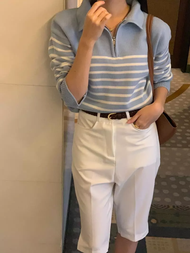 Osense - Korean Women Fashion - #momslook - 7 Bicker Slacks Pants - 6