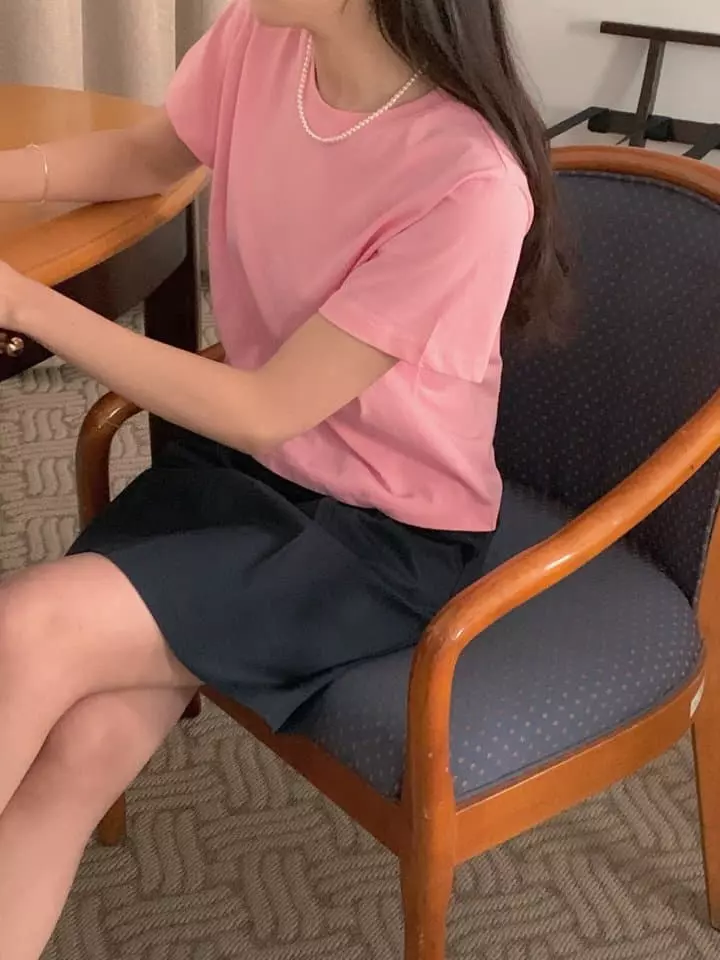 Osense - Korean Women Fashion - #momslook - Palet Crop Tee - 6