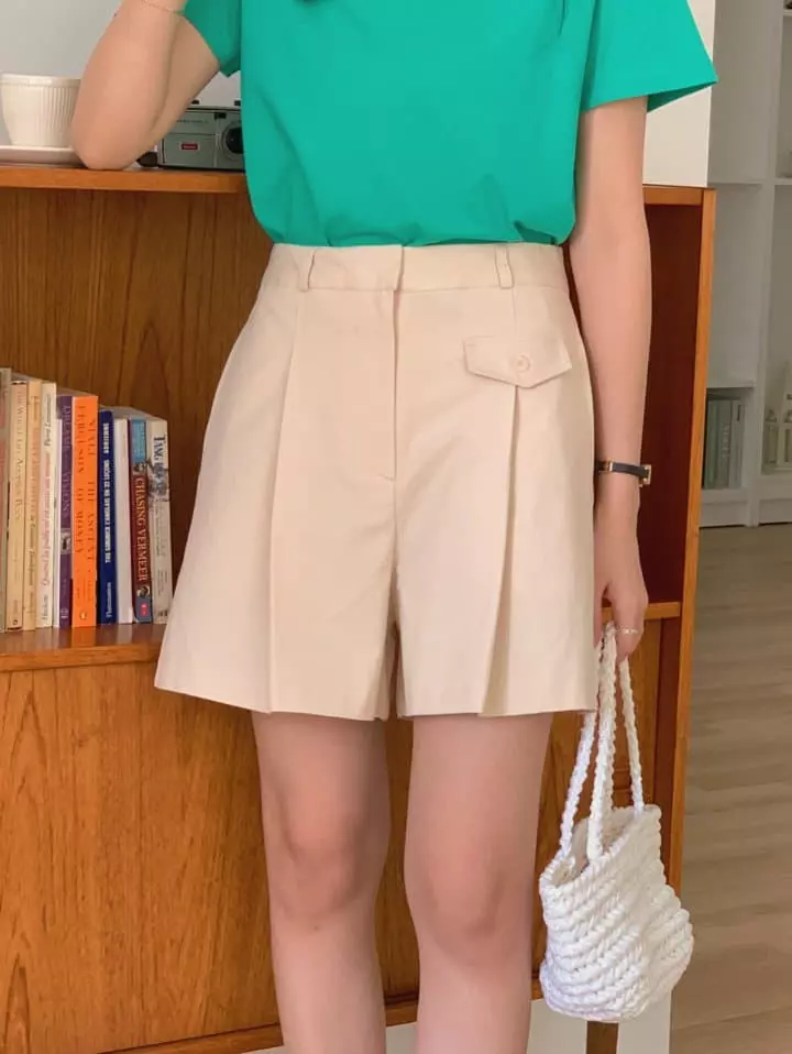 Osense - Korean Women Fashion - #momslook - 4 Shorts - 5