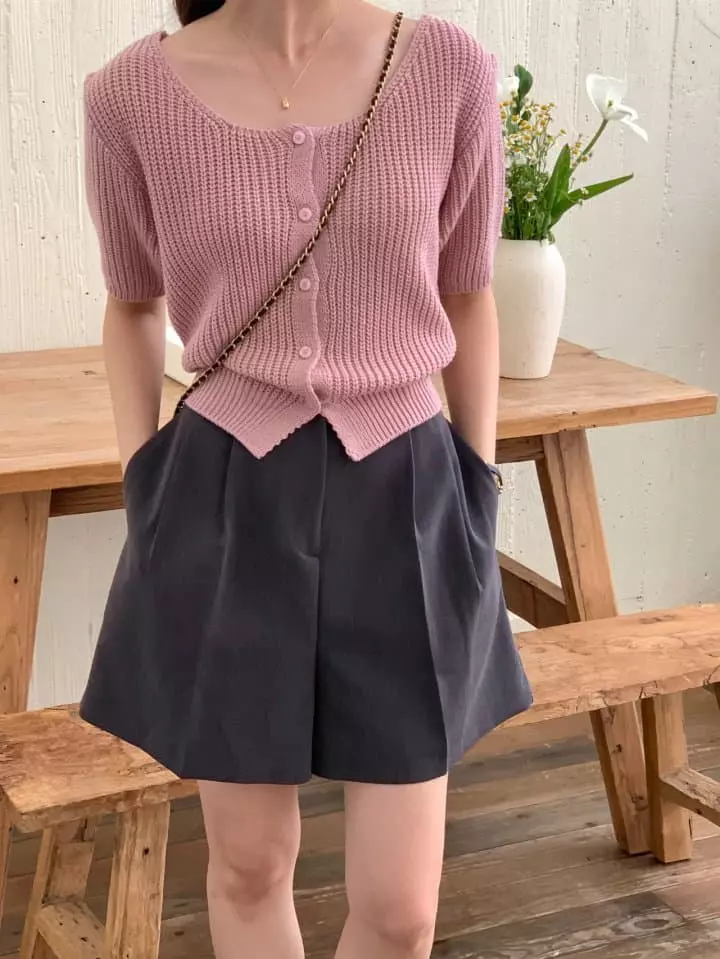 Osense - Korean Women Fashion - #womensfashion - Half Two Way Cardigan - 7