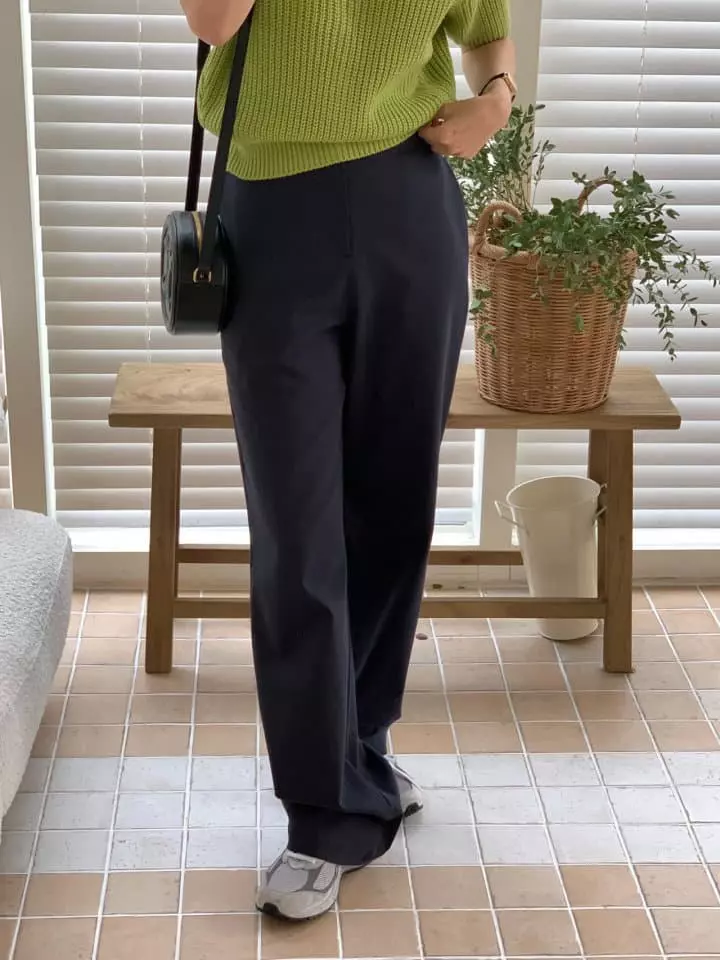 Osense - Korean Women Fashion - #womensfashion - Latte High Waist Pants