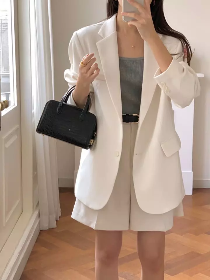 Osense - Korean Women Fashion - #womensfashion - Basic Jacket - 2