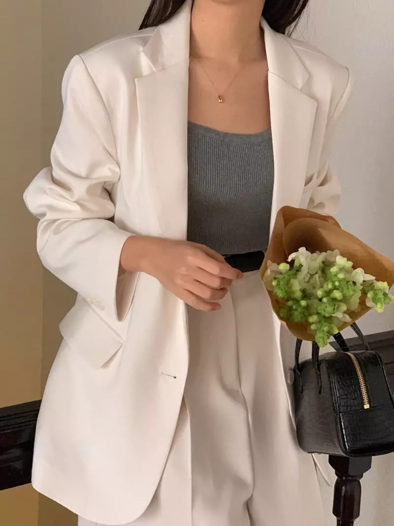 Osense - Korean Women Fashion - #womensfashion - Basic Jacket - 6