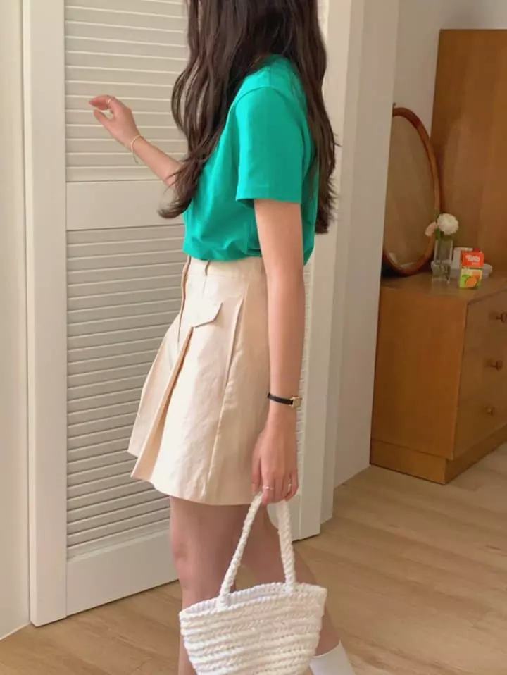 Osense - Korean Women Fashion - #womensfashion - Palet Crop Tee