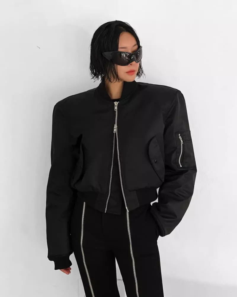 Paper Moon - Korean Women Fashion - #momslook - Square Padded Jacket - 3