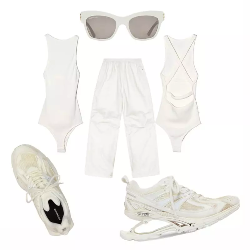 Paper Moon - Korean Women Fashion - #momslook - Back Strap Detail Rib Bodysuit - 8
