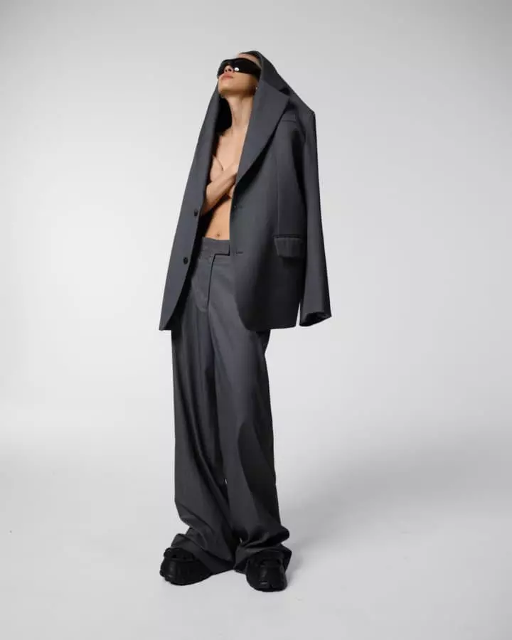 Paper Moon - Korean Women Fashion - #momslook - Maxi Oversized Single Breasted Wool Blazer