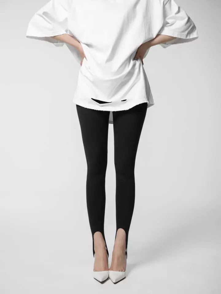 Paper Moon - Korean Women Fashion - #thelittlethings - Oversized Pigment Cutted Detail Tee  - 4