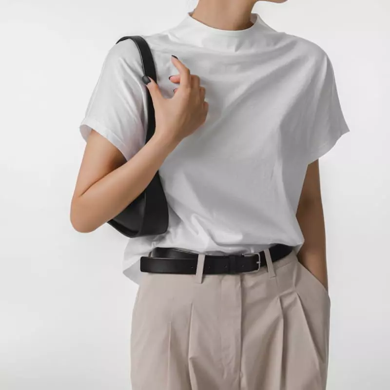 Paper Moon - Korean Women Fashion - #momslook - high neck french sleeve top - 11