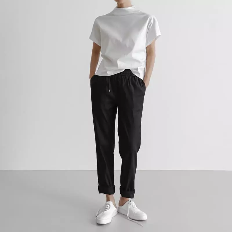 Paper Moon - Korean Women Fashion - #momslook - high neck french sleeve top - 5