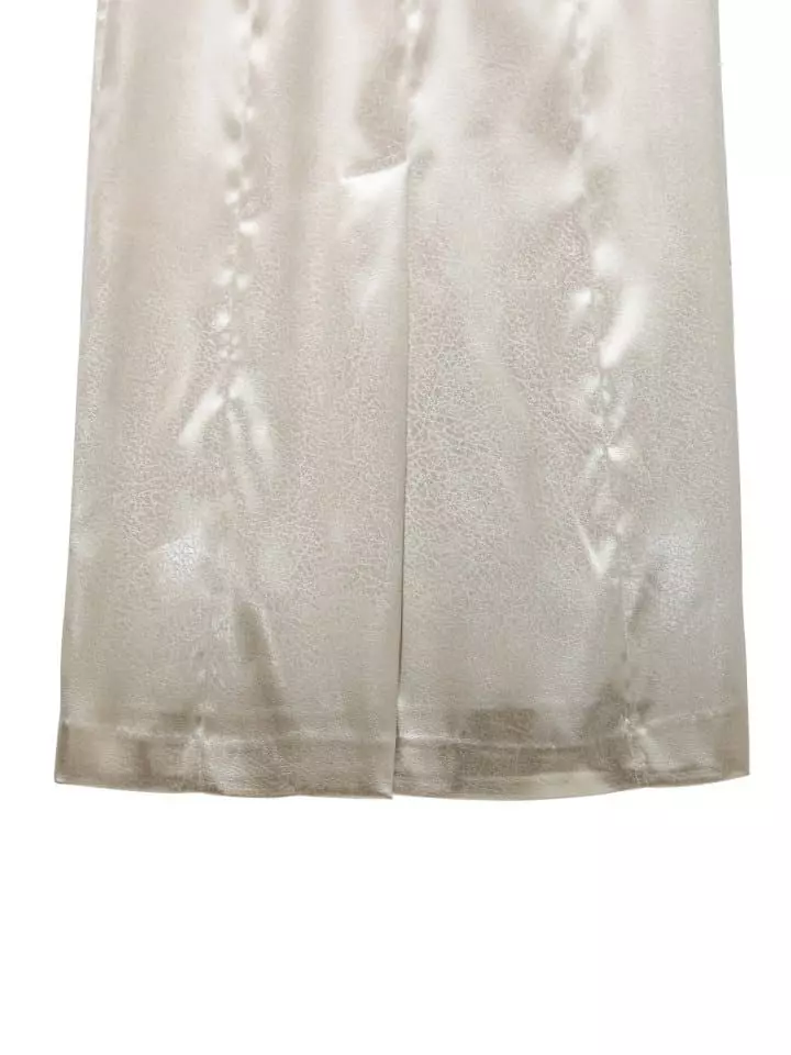 Paper Moon - Korean Women Fashion - #thatsdarling - Silky Vegan Leather Maxi Pencil Skirt - 9