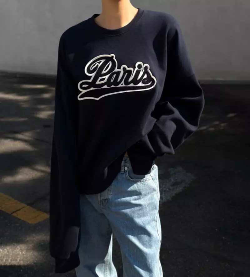 Paper Moon - Korean Women Fashion - #thatsdarling - Paris boucle stitch sweatshirt - 9