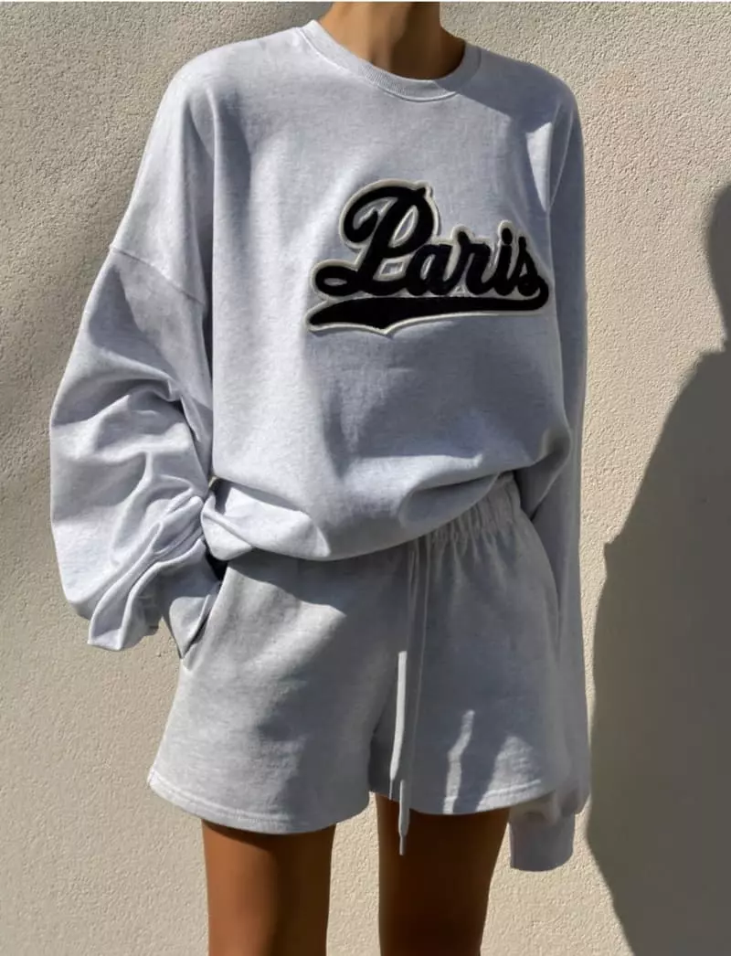 Paper Moon - Korean Women Fashion - #thatsdarling - jersey sweat shorts - 8