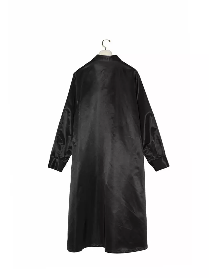 Paper Moon - Korean Women Fashion - #thelittlethings - Shiny One-piec Coat - 7