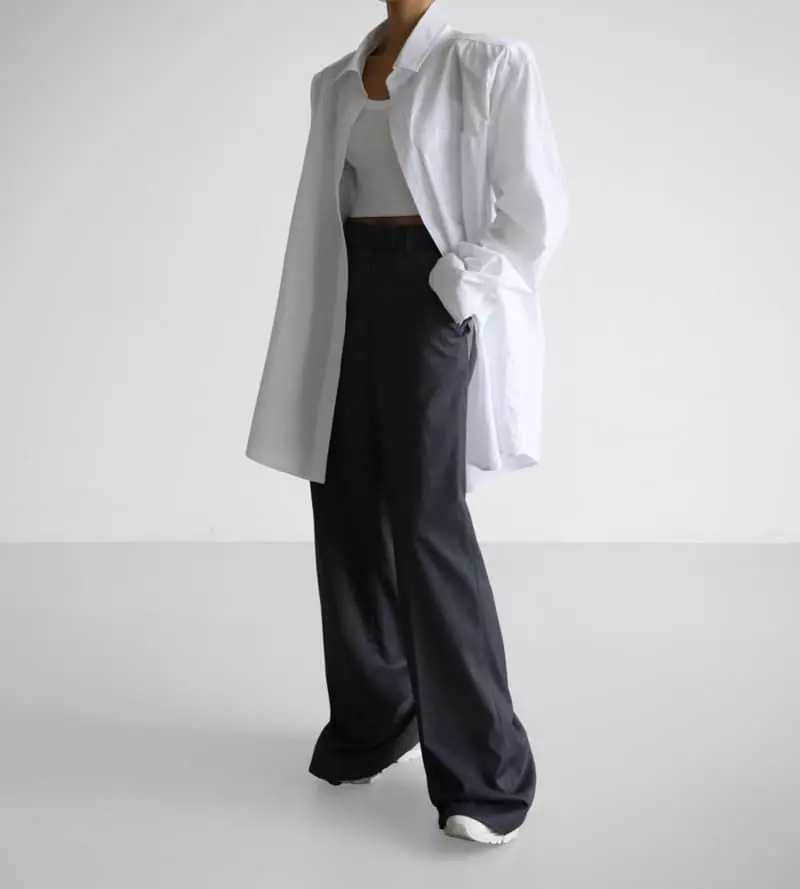 Paper Moon - Korean Women Fashion - #thelittlethings - straight maxi length wide trousers - 8