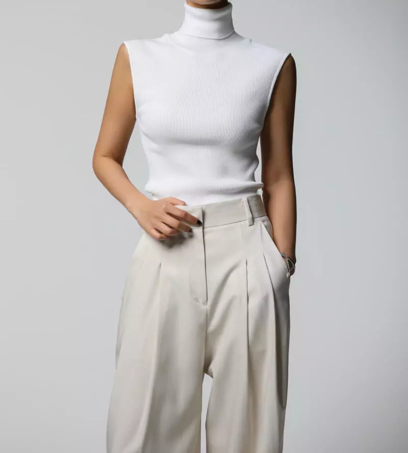 Paper Moon - Korean Women Fashion - #thelittlethings - soft touch pin tuck wide trousers  - 6