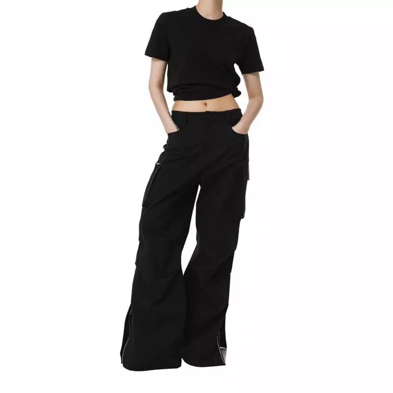 Paper Moon - Korean Women Fashion - #womensfashion - Crew Neck Round Slim Tee - 11