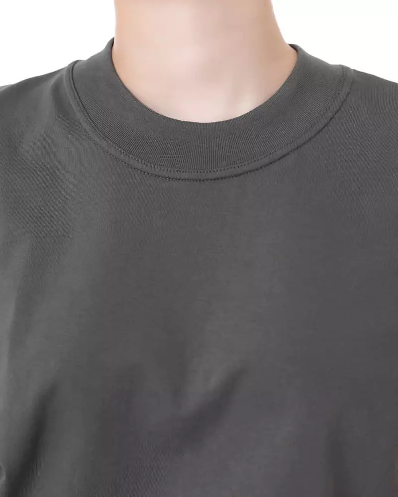 Paper Moon - Korean Women Fashion - #womensfashion - Crew Neck Round Slim Tee - 9