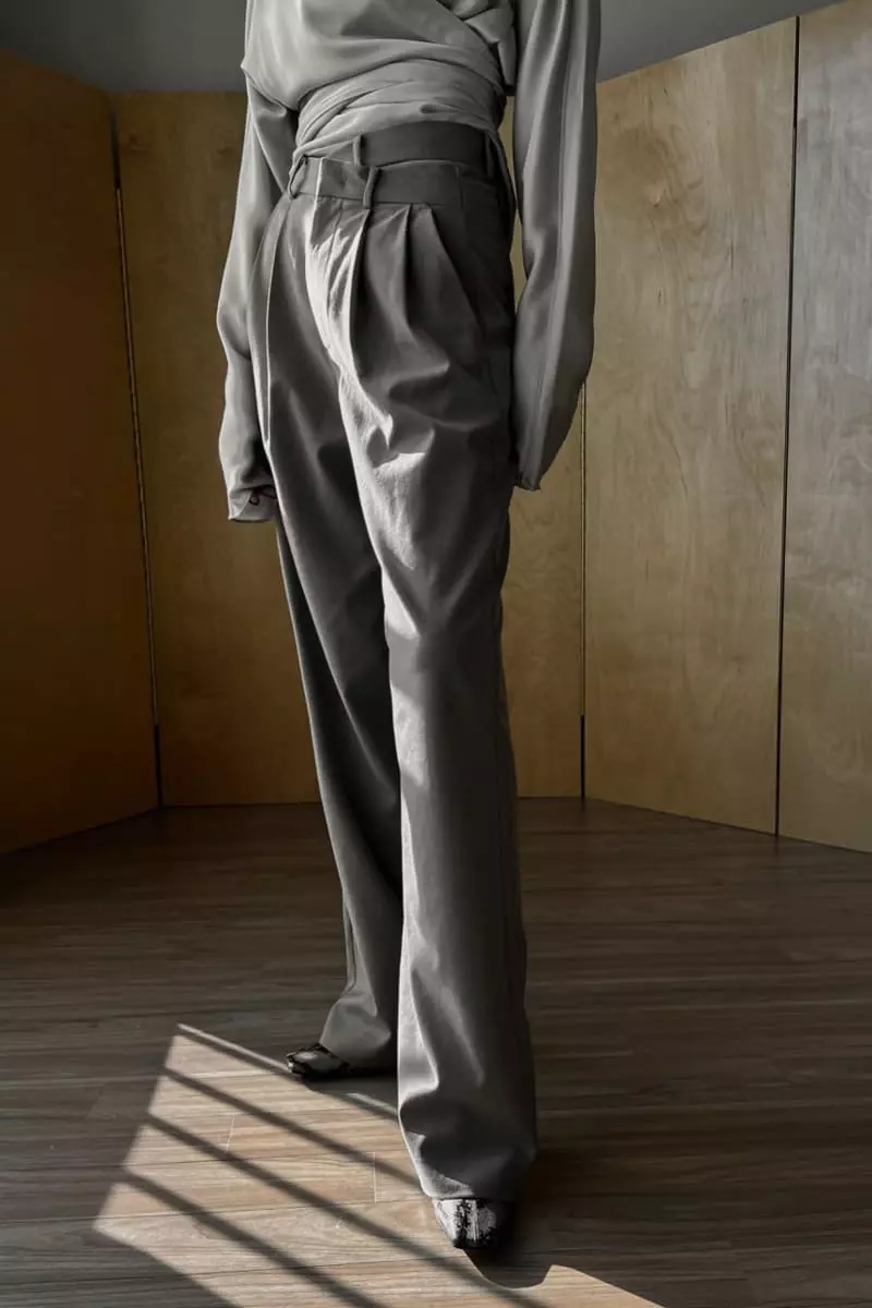 Paper Moon - Korean Women Fashion - #womensfashion - Unbalance Pintuck Pants - 12