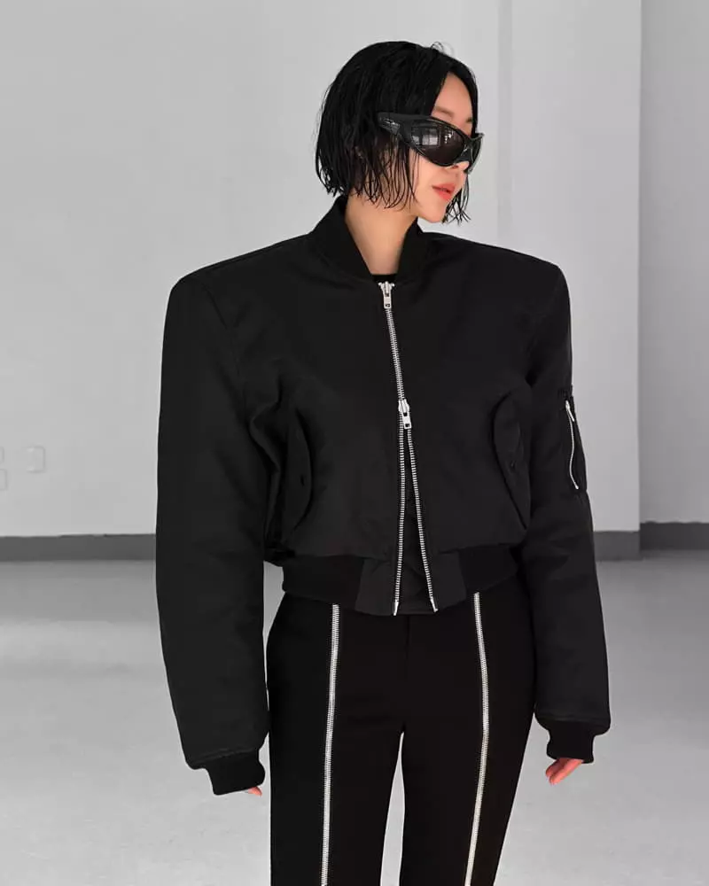 Paper Moon - Korean Women Fashion - #momslook - Square Padded Jacket - 4