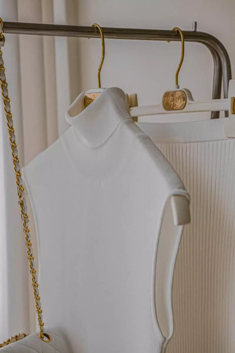 Paper Moon - Korean Women Fashion - #womensfashion - Turtleneck Ribbed Sleeveless Knit Top - 3