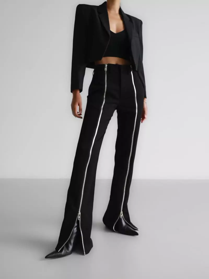Paper Moon - Korean Women Fashion - #womensfashion - open front cropped blazer - 10