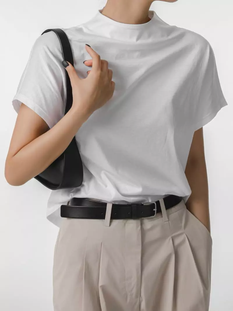 Paper Moon - Korean Women Fashion - #womensfashion - high neck french sleeve top - 12