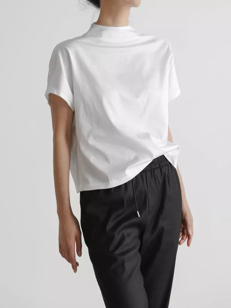 Paper Moon - Korean Women Fashion - #womensfashion - high neck french sleeve top - 6