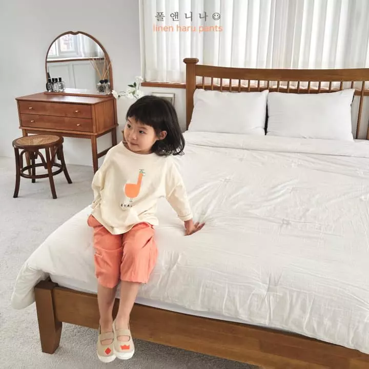 Paul & Nina - Korean Children Fashion - #childofig - Oreore Haru Linen Pants - 7