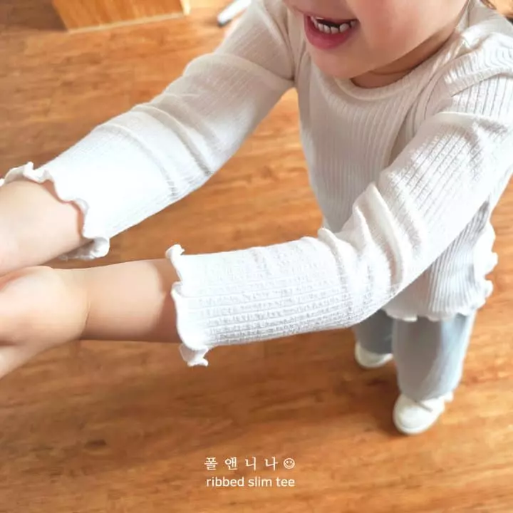Paul & Nina - Korean Children Fashion - #prettylittlegirls - Spring Ruffle Tee - 4