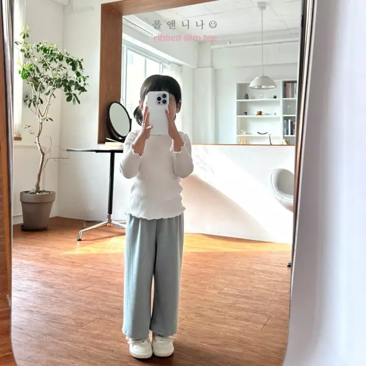Paul & Nina - Korean Children Fashion - #designkidswear - Spring Ruffle Tee - 7