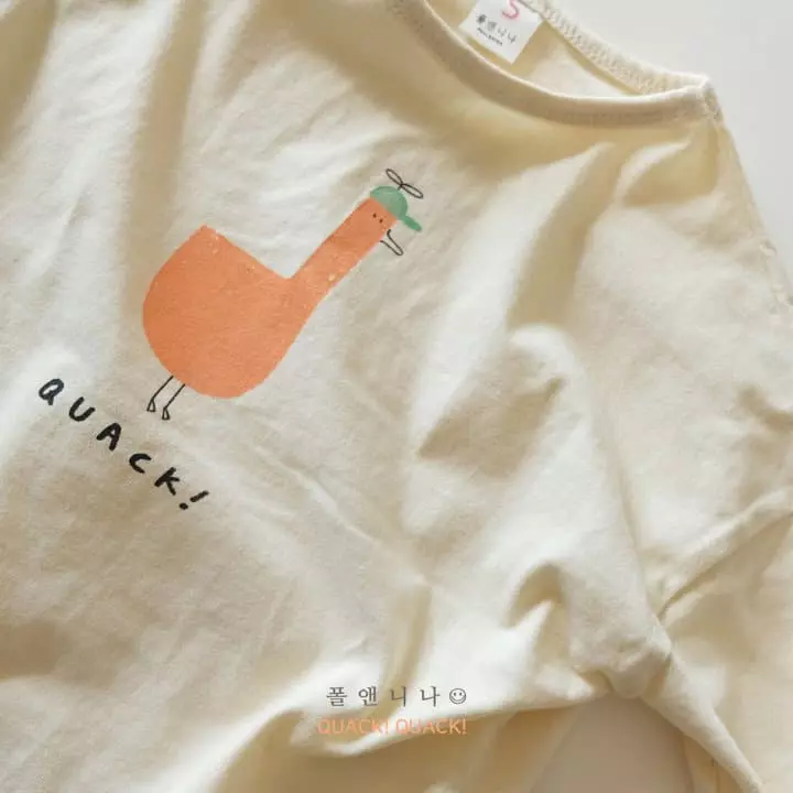 Paul & Nina - Korean Children Fashion - #kidzfashiontrend - Duck Tee - 3