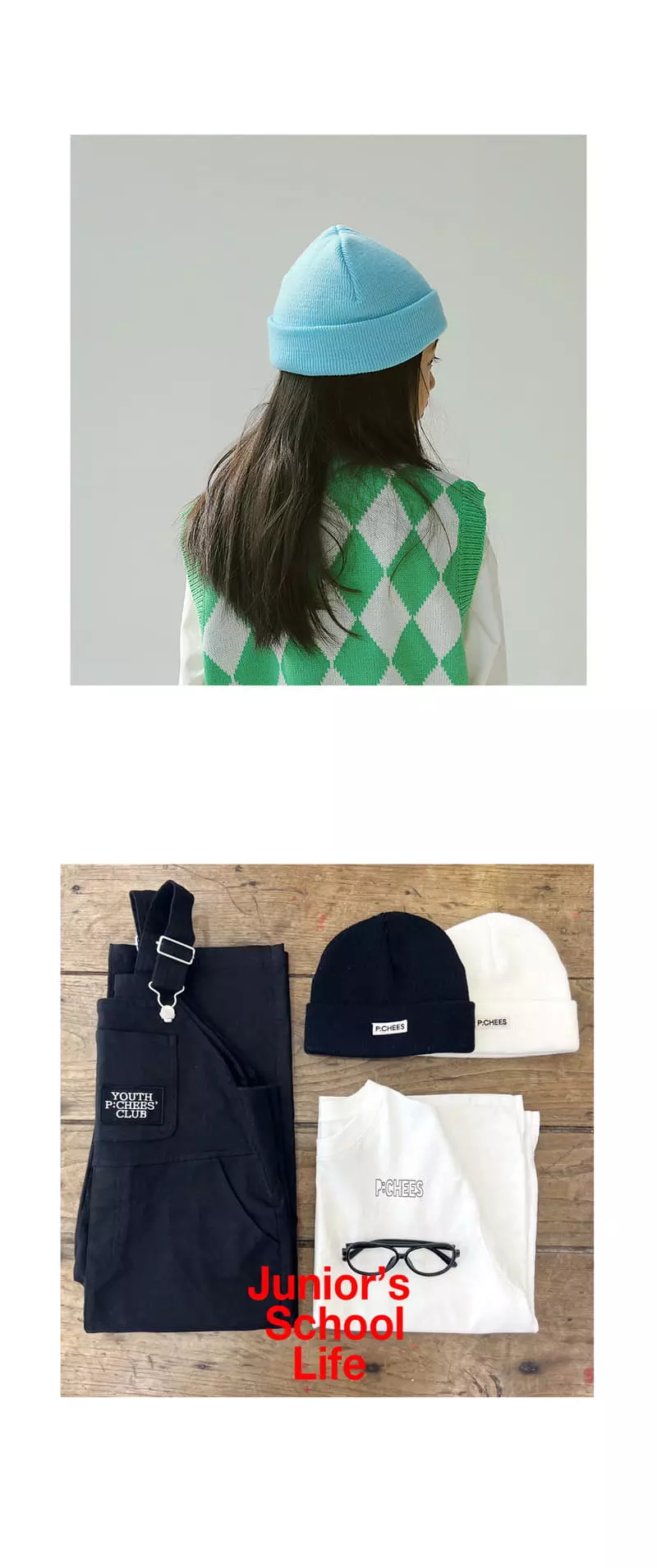 Peach-Cream - Korean Children Fashion - #childofig - Juky Knit Beanie - 6