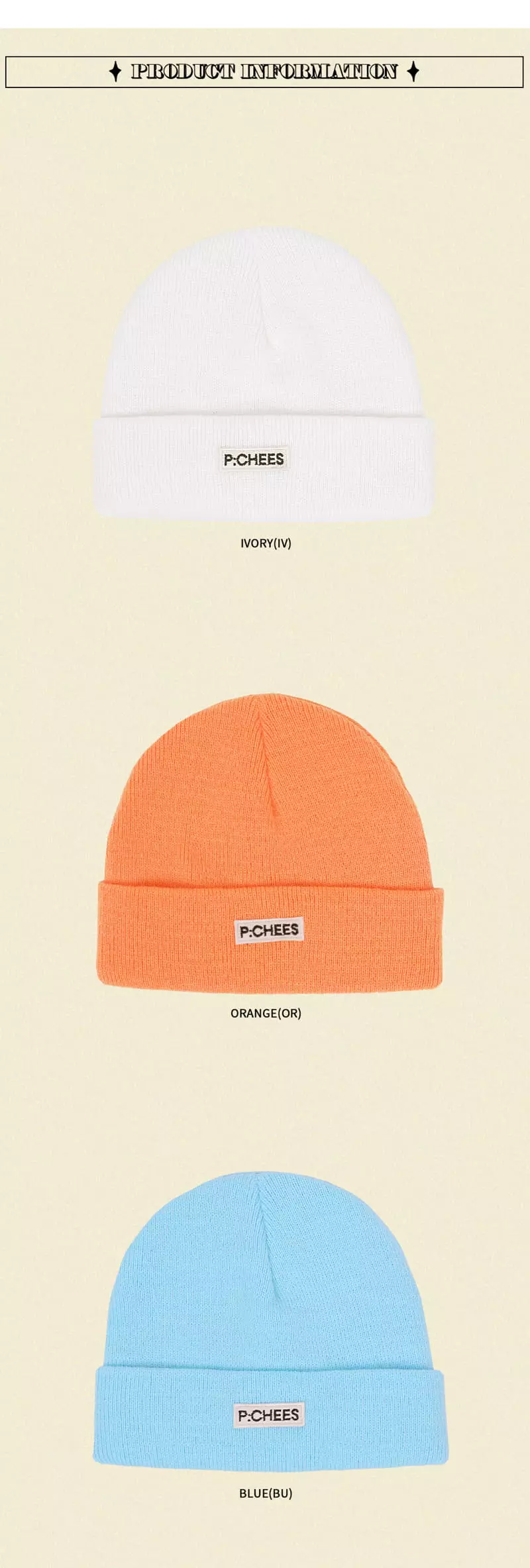 Peach-Cream - Korean Children Fashion - #childofig - Juky Knit Beanie - 7