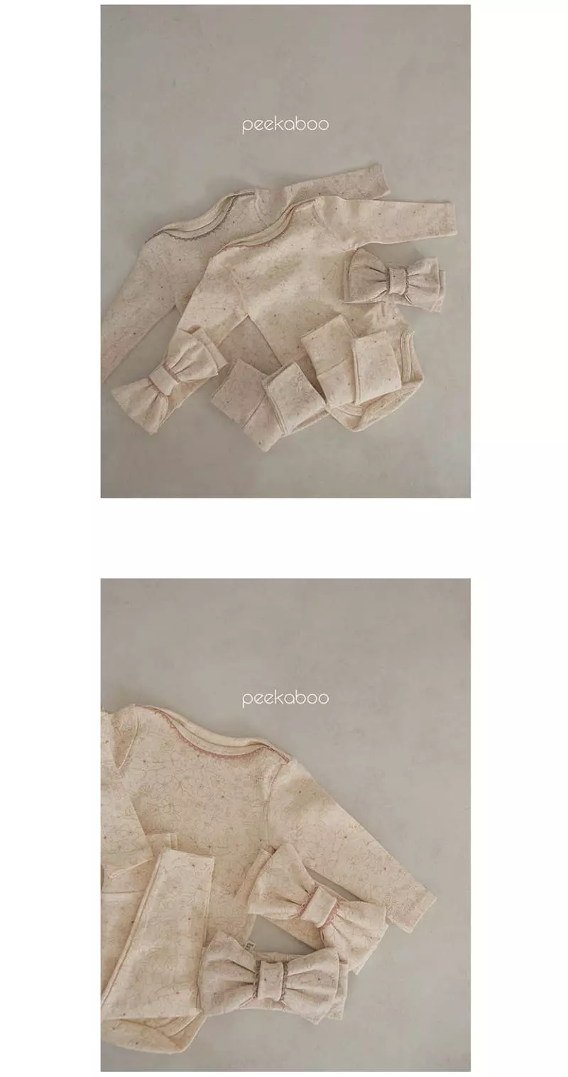 Peekaboo - Korean Baby Fashion - #babylifestyle - Blossom Bodysuit Set - 5
