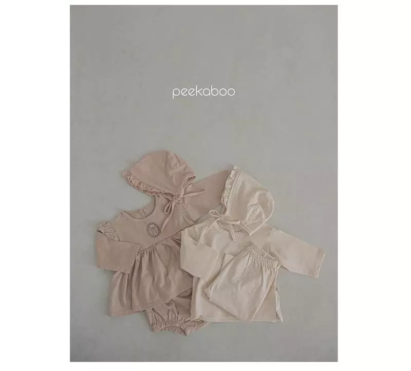 Peekaboo - Korean Baby Fashion - #babyoutfit - Grace Baby Bloomer Set - 7