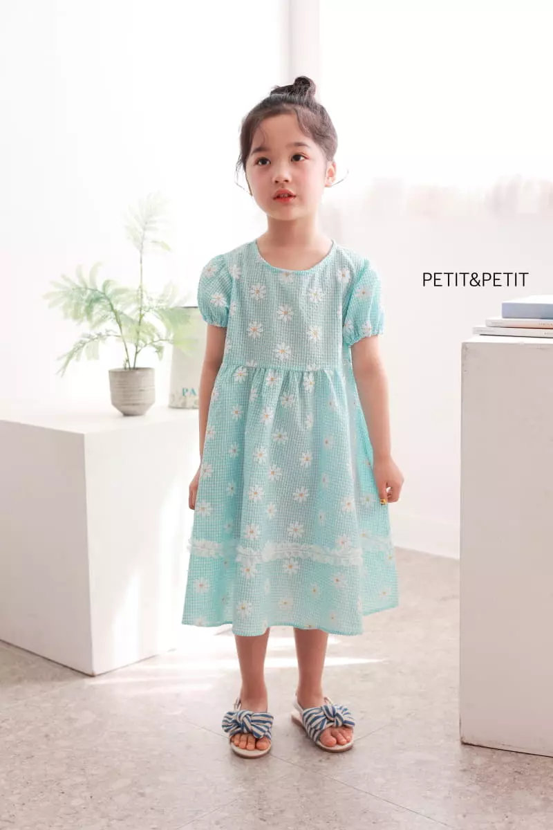 Petit & Petit - Korean Children Fashion - #Kfashion4kids - Sugar Check One-piece - 8