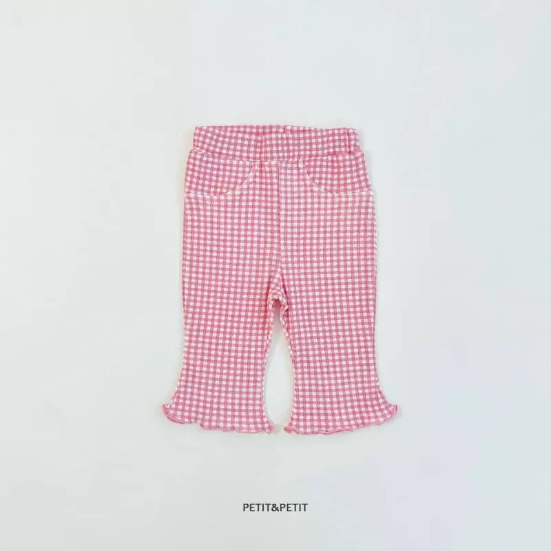 Petit & Petit - Korean Children Fashion - #childofig - Check Pants - 9
