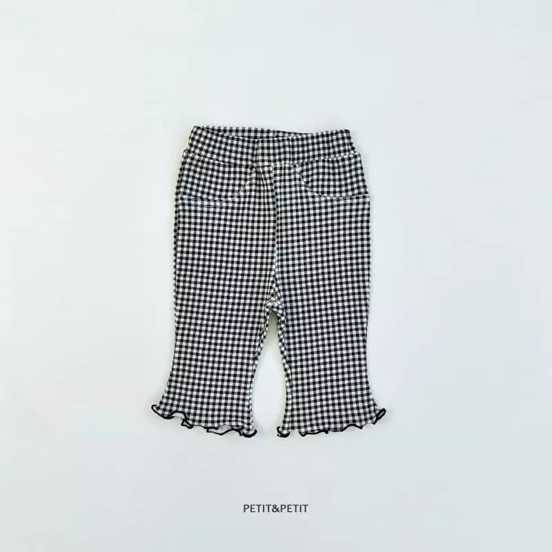 Petit & Petit - Korean Children Fashion - #childrensboutique - Check Pants - 10