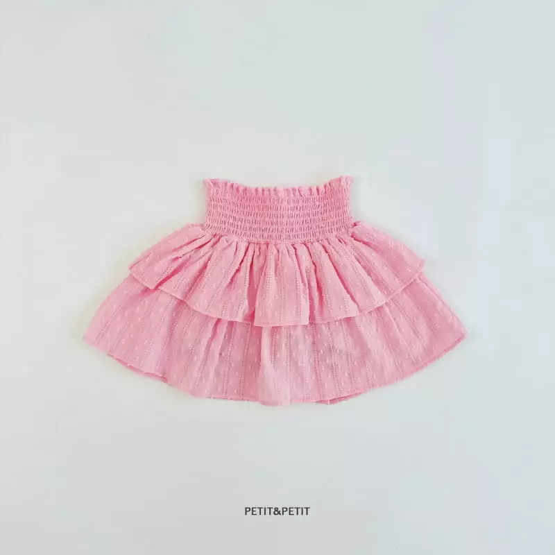 Petit & Petit - Korean Children Fashion - #childrensboutique - Smocked Skirt - 3