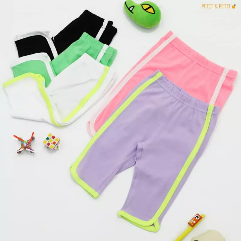 Petit & Petit - Korean Children Fashion - #childrensboutique - Piping Leggings - 2