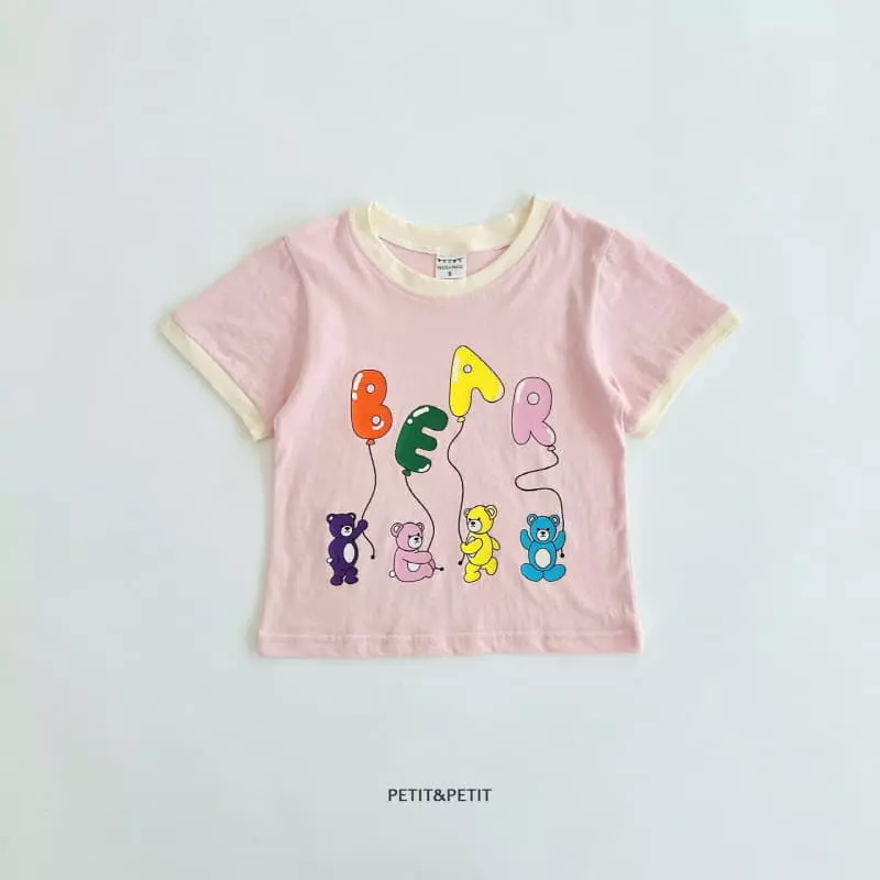 Petit & Petit - Korean Children Fashion - #discoveringself - Bear Color Tee