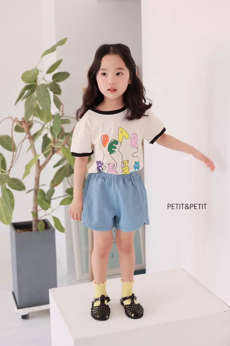 Petit & Petit - Korean Children Fashion - #discoveringself - Denim Piping Pants - 9