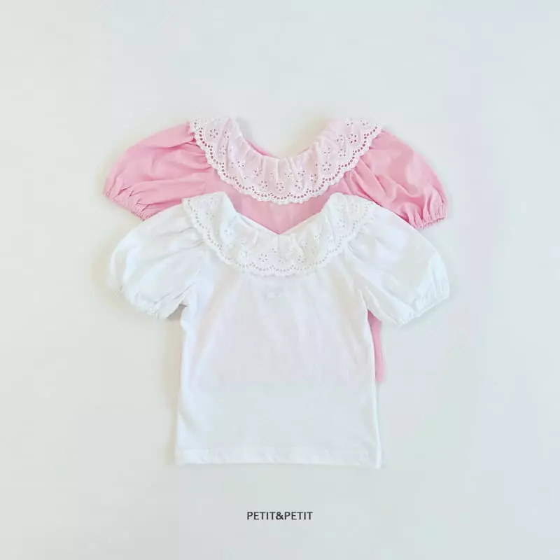 Petit & Petit - Korean Children Fashion - #discoveringself - Pure Lace Tee - 4